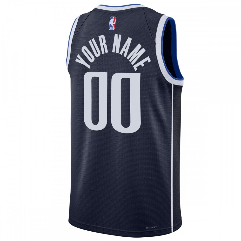 Dallas Mavericks Jordan Brand Unisex 2022/23 Swingman Custom Jersey - Statement Edition - Navy-Pro Kit Vault | Brand New 26/27 Sports Jerseys